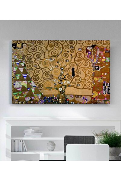 StellaStore Gustav Klimt - Hayat Ağacı Kanvas Tablo