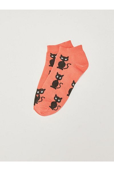 LC Waikiki Patterned Cotton Women's Booties Socks