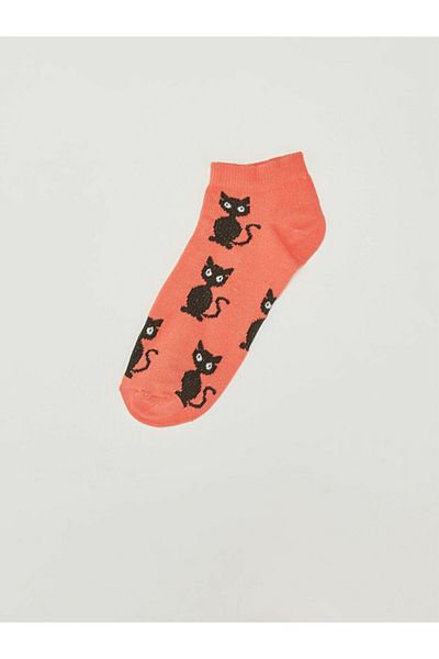 LC Waikiki Patterned Cotton Women's Booties Socks