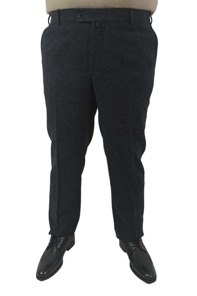 DCN Men's Classic Cut Winter Fabric Trousers-3030