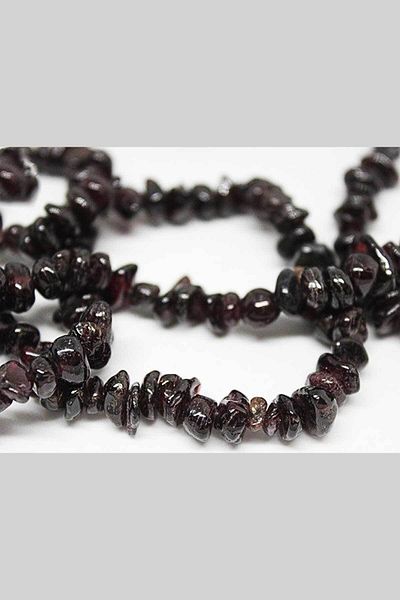 Yasamtohumu حجر العقيق (GARNET) سلسلة الأحجار الصغيرة الطبيعية - 80 سم