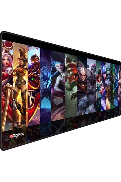 Digipod لوحة ماوس ألعاب مقاس 90x40 Xxl لوحة ماوس ألعاب كبيرة بقاعدة مضادة للانزلاق بسُمك 4 مم