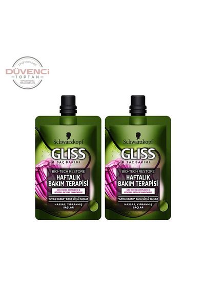 Gliss Bio-tech 50 Ml X 2 Pieces Weekly Care Therapy