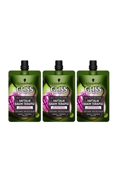 Gliss Bio-tech 50 Ml X 3 Pieces Weekly Care Therapy