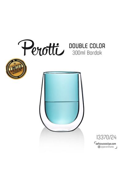 YzHome Double Walled Double Glass Cup Mug 300ml