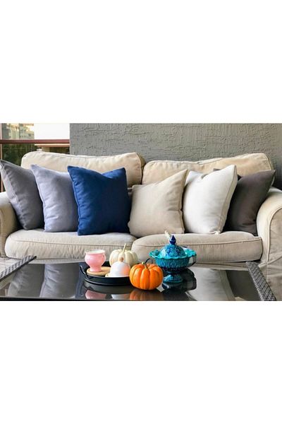 Alacastore Mega μονόχρωμο σετ με 6 μαξιλαροθήκες Throw Pillow Cover Set Box 43x43