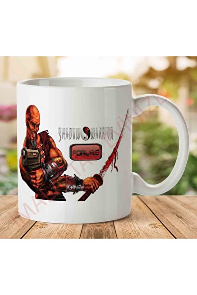 ART HEDİYE كوب مطبوع عليه وجهين من Shadow Warrior