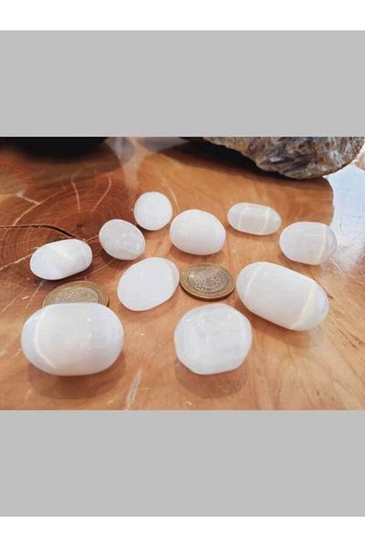 Yasamtohumu Selenite Stone Tumbled
