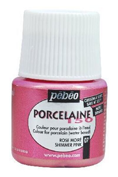 Pebeo PORCELAİNE 150 FIRINLANABİLİR PORSELEN BOYASI (METALİK) 107 SHİMMER PİN...
