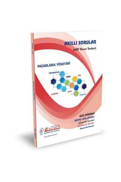 İlkumut Yayınları Aöf Pazarlama Yönetimi Güz Dönemi Konu Anlatımlı Akıllı Sor...