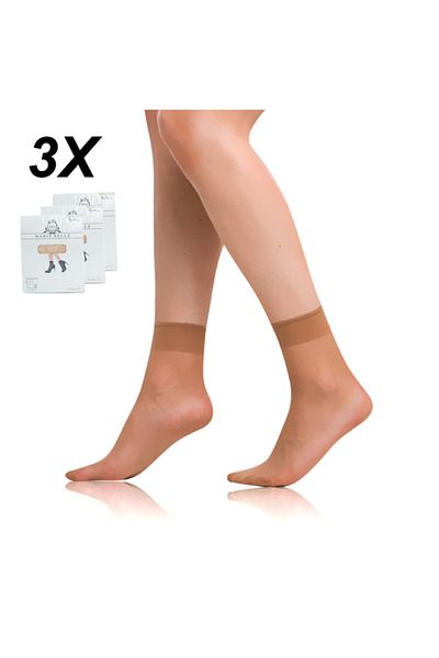 Marie Bella Дамски чорапи 57 Wheat Ten Fit 15, чифт от 3, размер S115-57