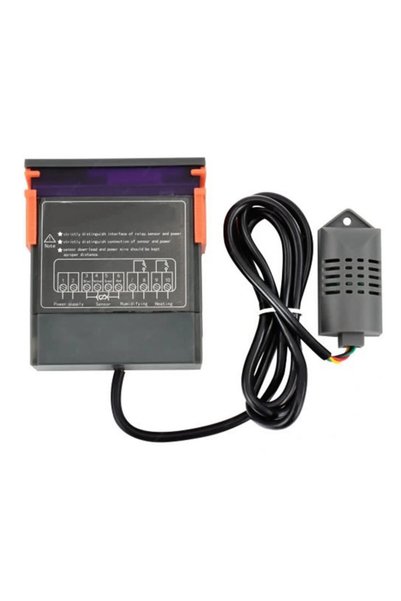 Genel Markalar -3028 Isı Ve Nem Termostatı Çift Ekran 220v Isıtıcı Soğutucu K...