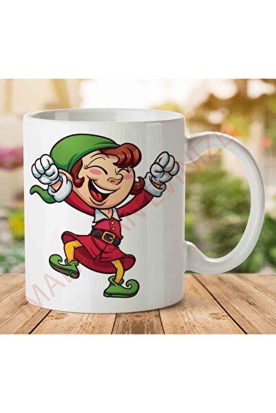 ART HEDİYE كوب A2383 Elf مطبوع على الجانبين.jpg