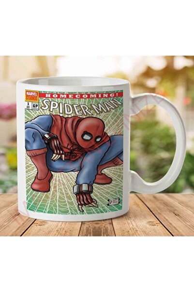 ART HEDİYE كوب سبايدر مان هوم كوميدي مطبوع على الجانبين