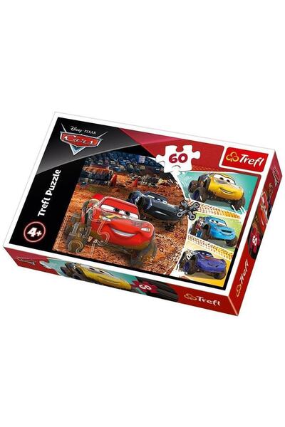 Genel Markalar 17327 Cars 3 Lightning Mcqueen With Friends 60 Parça Puzzle Ya...