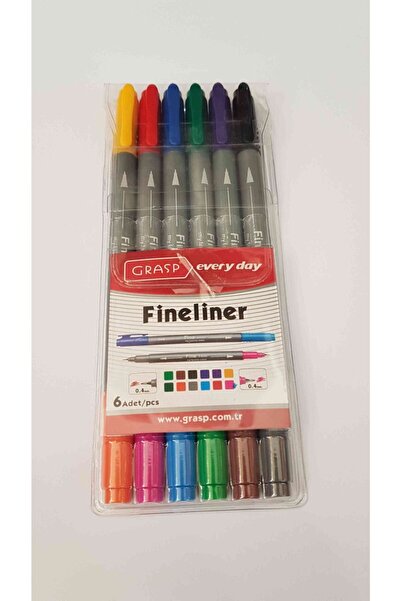 Grasp Fınelıner Every Day Çift Uçlu Kalem 6'lı Paket