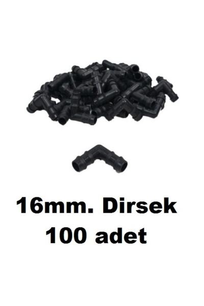 MGF PLAST Mgf 16mm. X 100 Adet Dirsek Damlama Sulama Hortumu Ek Parçaları