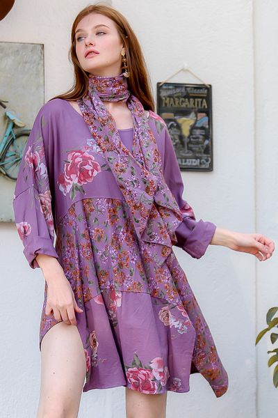 Chiccy Kleid - Lila - Shift