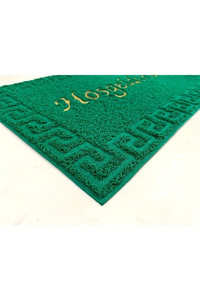 bademlerhali Bun venit scris Covoraș de ușă Culoare verde 40x60cm Model