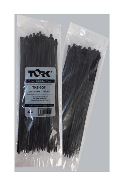 TORK Siyah Kablo Bağı 3,6x250