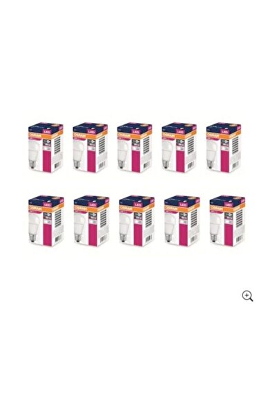 Genel Markalar Osram  E27 Led Value 8,5 W CoolDaylight F Enerjı Ampul 10Lu Paket
