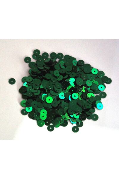 Bi hızlı Декоративен печат 6 мм (с център) 10 грама зелен цвят