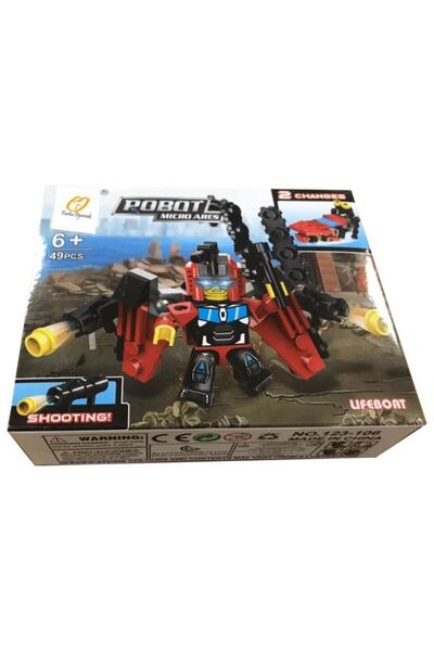 Farbu Oyuncak Farbu Lego Araç Serisi 2 In 1 Robot Micro Ares Lifeboat Sp4650 123-106