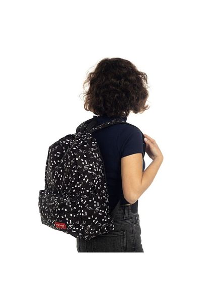 Herşey Nota Note Pattern Backpack