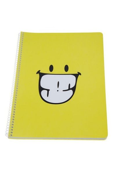 SMILEY Umur Smiley Pp Covered Spiral Notebook A4 80 Copy. Checkered 30003636