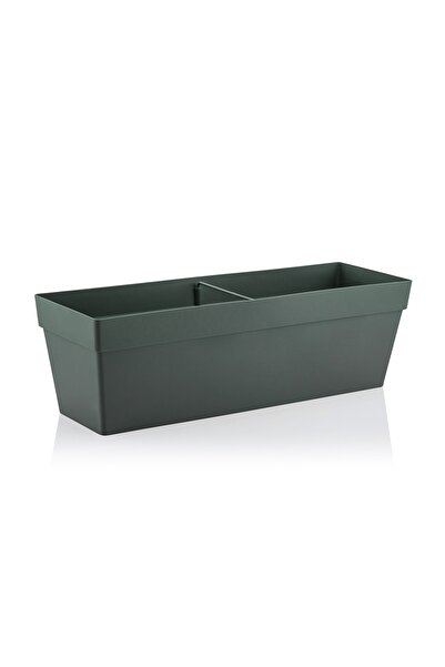 SERİNOVA Yb02 Yalı Balkon Saksı 10.8 Litre 2'li Set Antrasit
