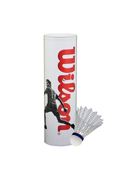 Wilson Wrt6046wh 6 كرات كرة الريشة البيضاء