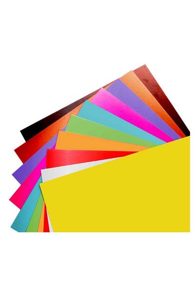 Kika 10 Pieces of Mixed Color Premium Background Cardboard A4 20x30 Cm, 150 Gr.