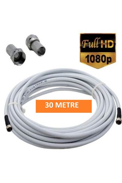 OEM Çanak Anten,uydu,televizyon Kablosu Rgu6 Hd 30 Metre
