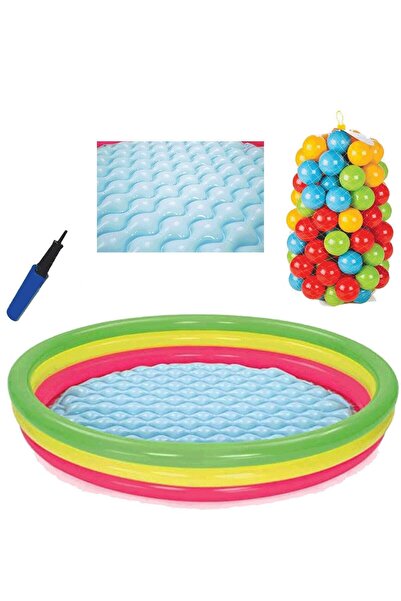 Fırsat Oyuncak Oyun Havuzu (şişme Taban ) 100 Oyun Topu Pompa