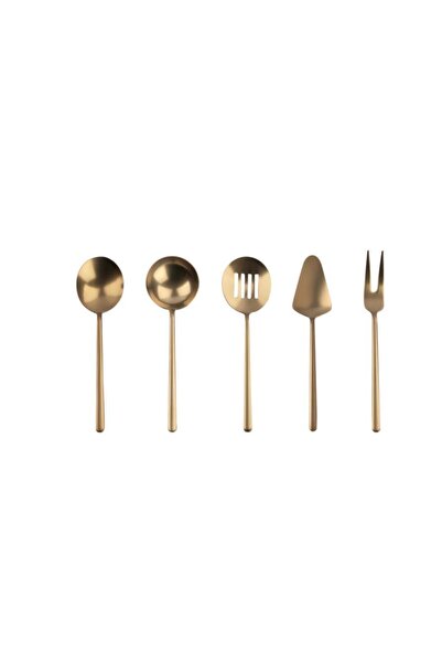 Dame Marie Allegra Mat Gold 5 Parça Sos Servis Seti