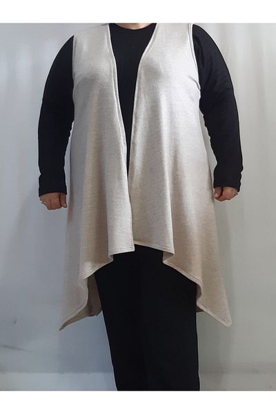Mertcan Butik Casual Cream Molina Knitwear Vest