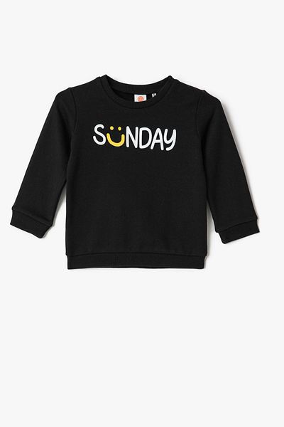 Koton Baby Boy Black Sweatshirt 2KMB18689ZK