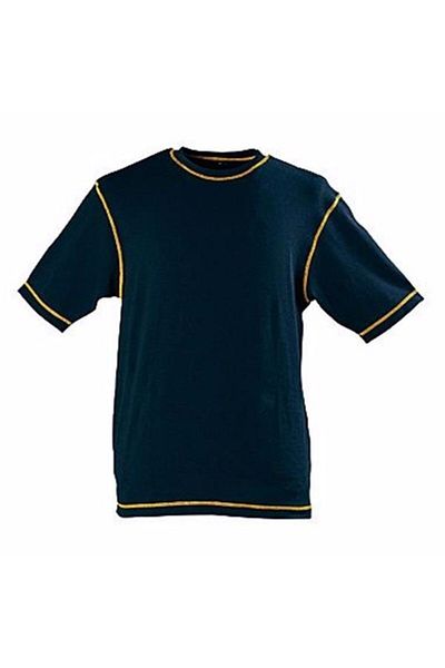 Coverguard Men's Navy Blue Up Short Sleeve T-shirt 8tupn