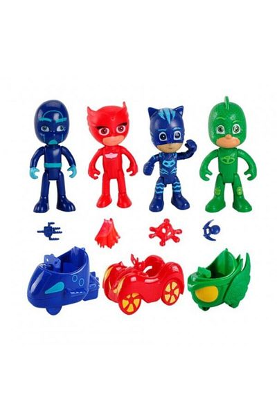 Can Ali Toys مجموعة من 9 قطع من لعبة أقنعة بي جي ماسك باجا ماسكس للسيارة