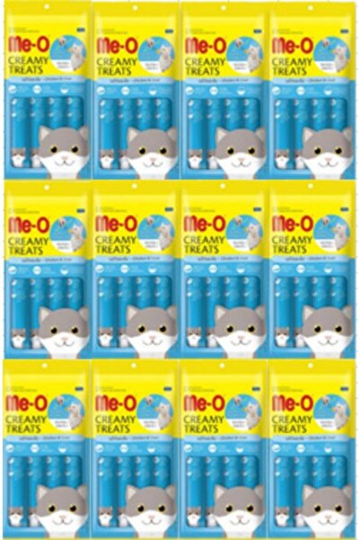 me-o Creamy Treats Tavuk Ve Ciğerli Kedi Kreması Ödülü 60gr X 12 Paket