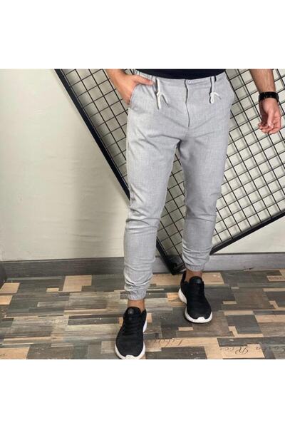 leonmen Jogger Pantolon Erkek Gri