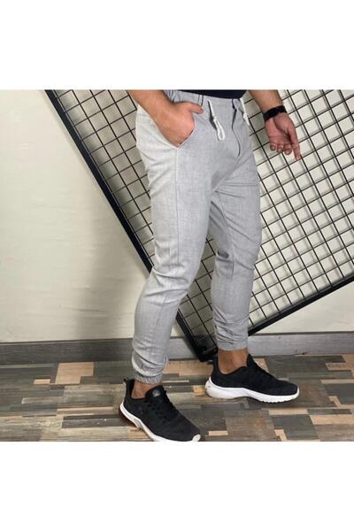 leonmen Jogger Pantolon Erkek Gri