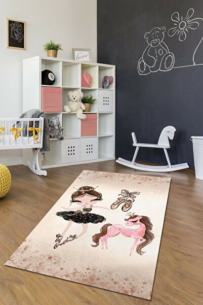 Genel Markalar Dijital Baskılı Kaymaz Taban Yıkanabilir Tay Tüyü Kumaş Çocuk ...