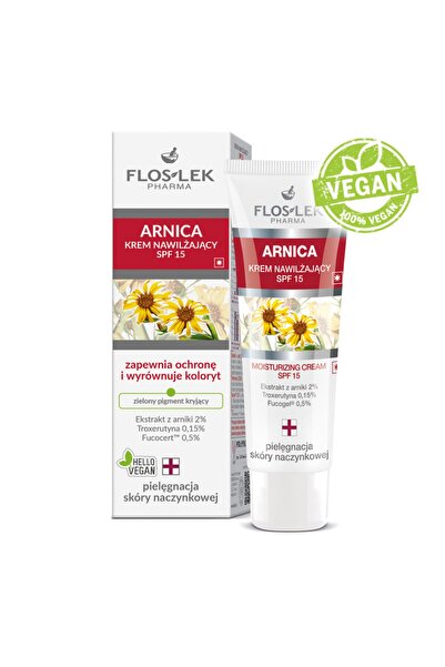 Floslek Hassas Kuperozlu Ciltler Için Arnıca, Troxerutın Içerikli Spf 15 Güne...