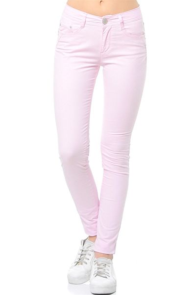 Lee Cooper Women's Mayra Skinny Fit Trousers Pink 152 LCF221001