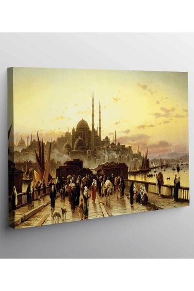 StellaStore Galata Köprüsünden Yeni Cami Kanvas Tablo