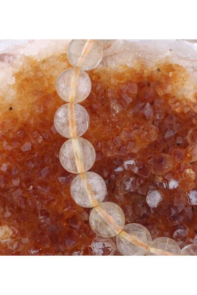 OSMANLI DOĞAL TAŞ Gold Routine Quartz Bracelet - Certified Natural Stone
