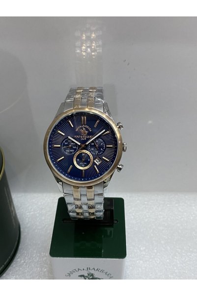 Santa Barbara Polo & Racquet Club Santa Barbara Polo Rose Gold & Gümüş Çelik Erkek Kol Saati