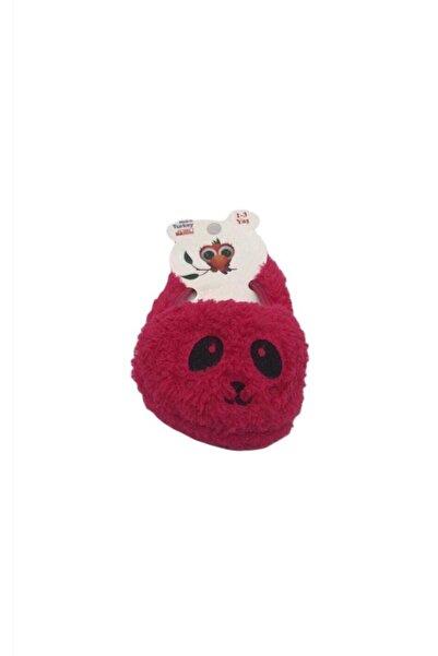 BlueStore 1-3 Yaş Peluş Çocuk Ev Babeti Patiği Panduf Kırmızı