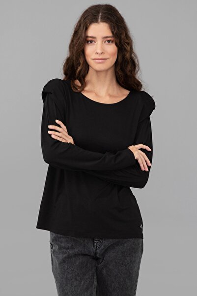 Pierre Cardin Sıyah Kadın Sweatshirt G022SZ082.000.1347576